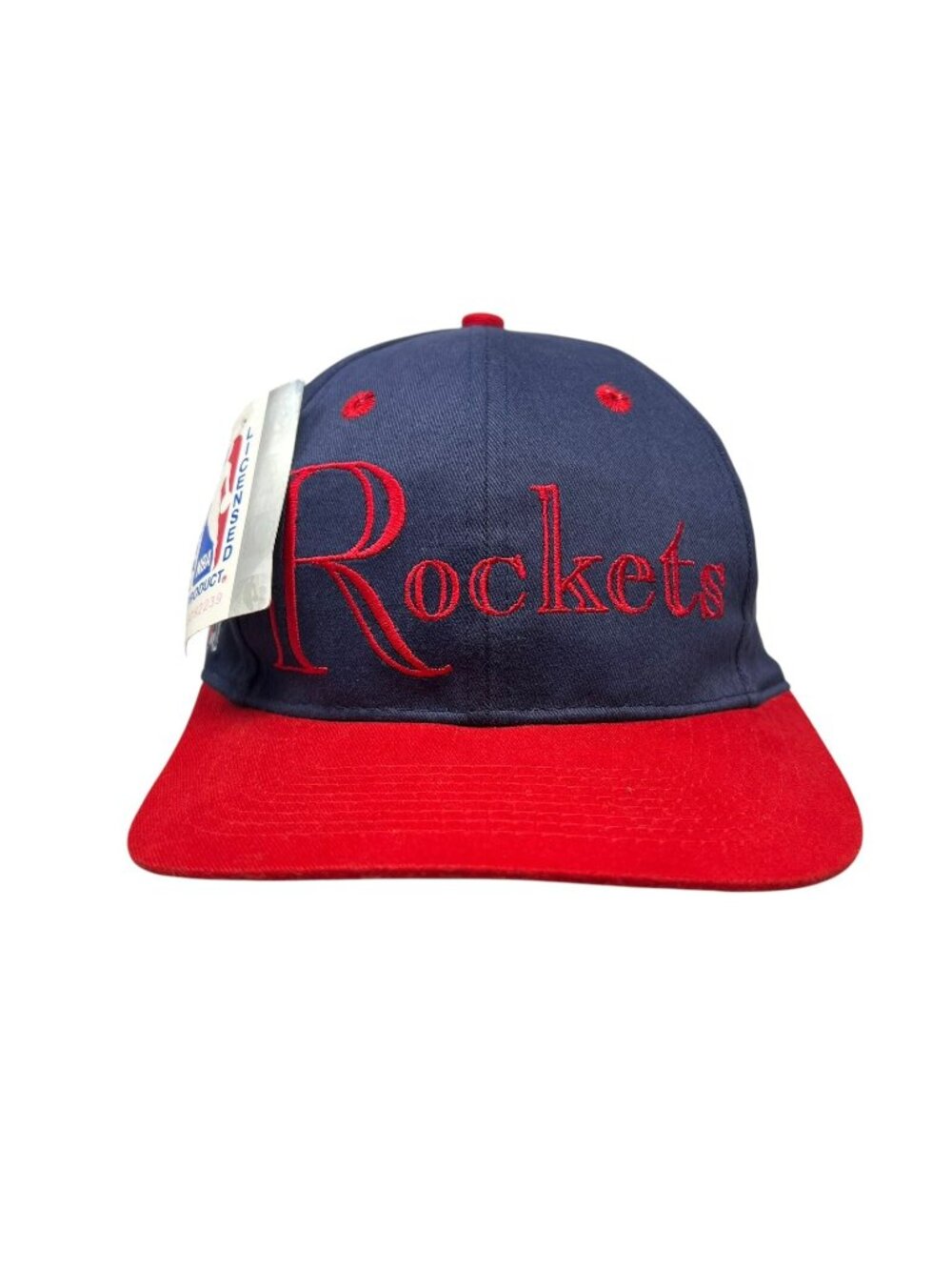 Houston Rockets Vintage TEI Snapback Hat Cap 1995 NWT Deadstock Spell Out NBA